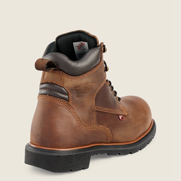 Mens Red Wing Dynaforce® - 6-inch Soft Toe - Work Boots Brown - OUD402639